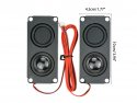 Speaker set 8 Ohm 5 Watt Stereo in enclosure